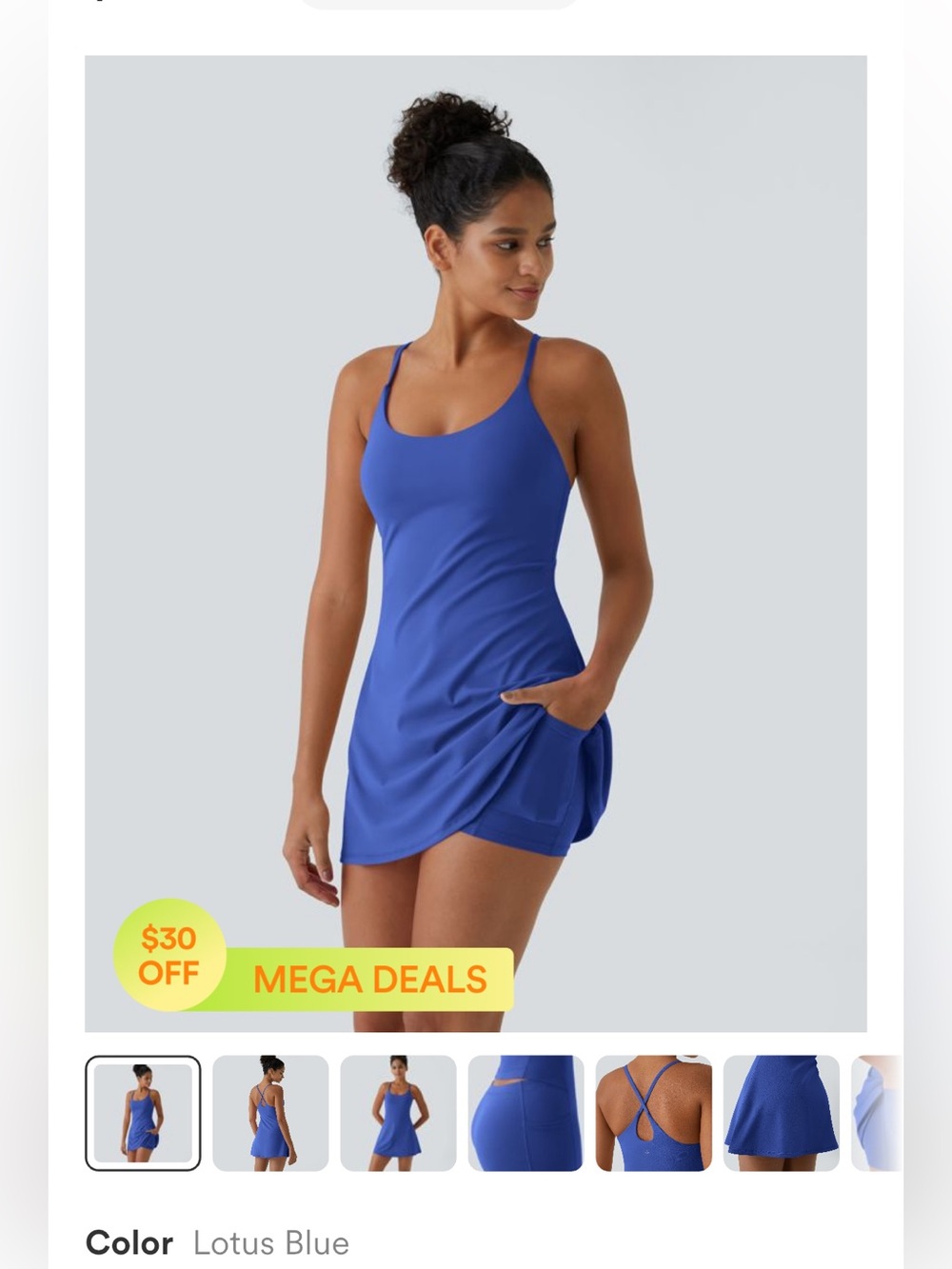 Halara active dress - Large (long) - Picture 6 of 6